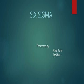 Six sigma