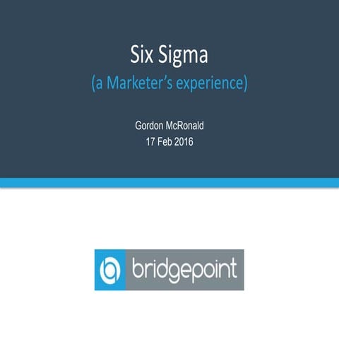 Six Sigma