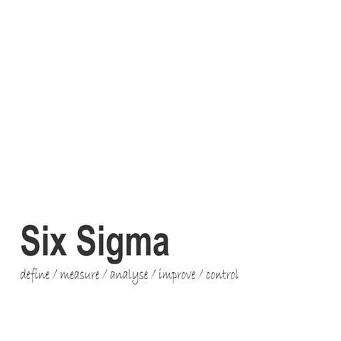 Six Sigma