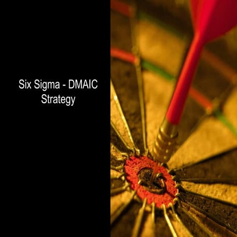 Six sigma dmaic strategy