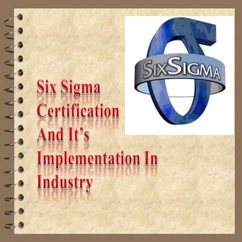 Six sigma seminar