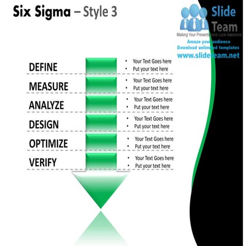 Jigsaw flowchart 6 stages powerpoint templates 0712 | PDF