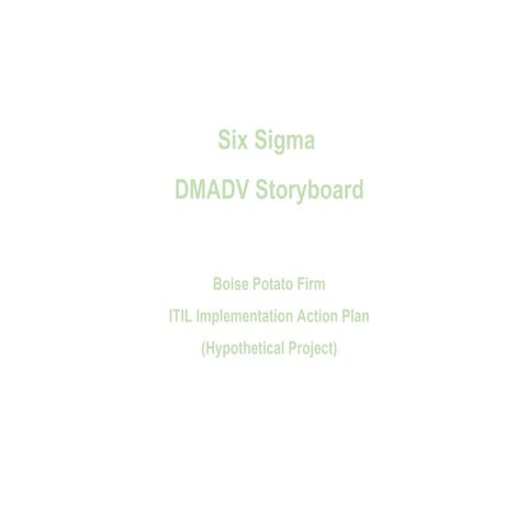 SixSigma  Training Course homework in 2016