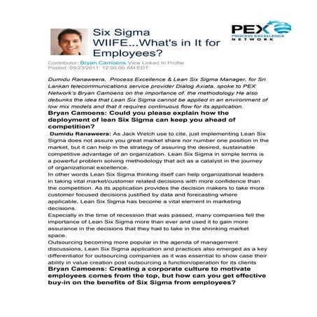 Six Sigma Wiife