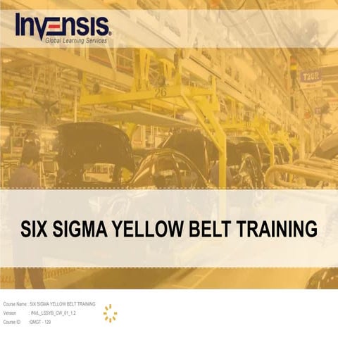 Six Sigma Yellow Belt Training