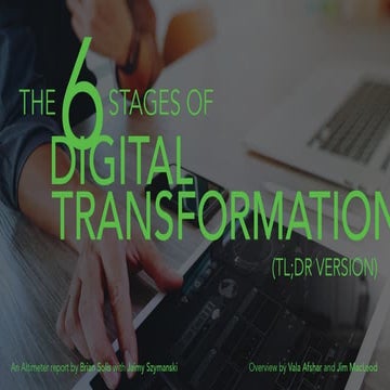 Six Stages of Digital Transformation (Research)