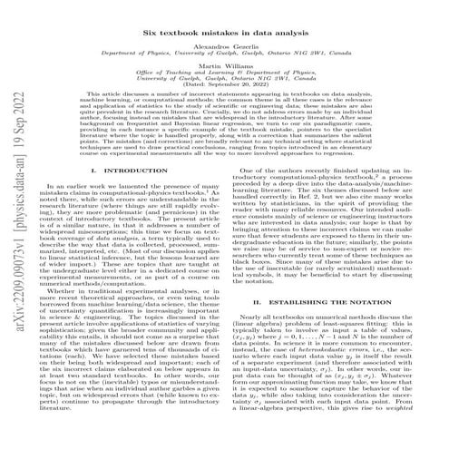 Learn Six Data Analysis textbook mistakes | PDF