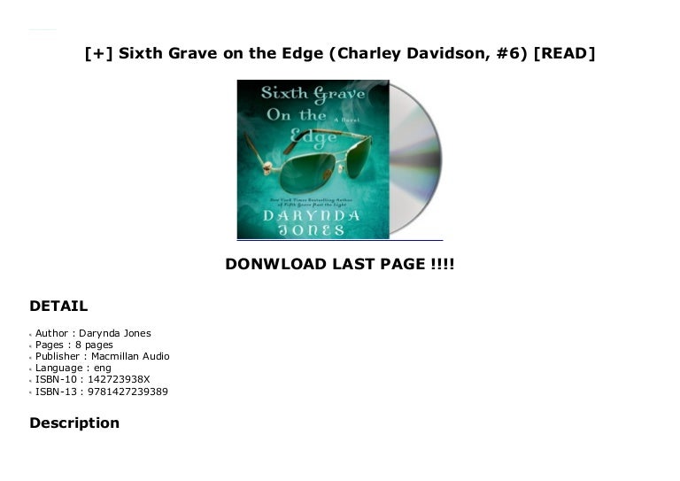 Sixth Grave On The Edge Charley Davidson 6 Read