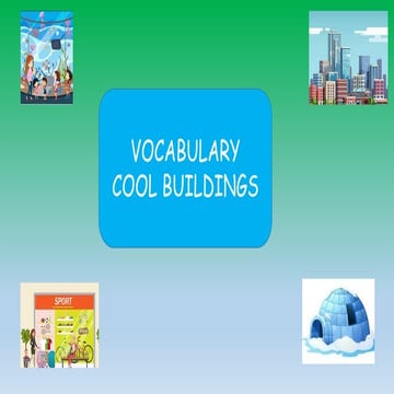 Sixth  grade power point vocabulary buildings