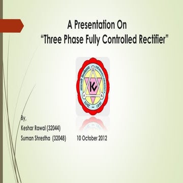 fully control rectifier