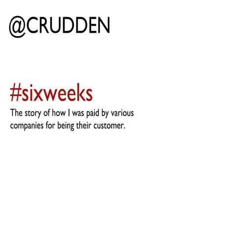 #sixweeks | PPT | Social Networking | Internet