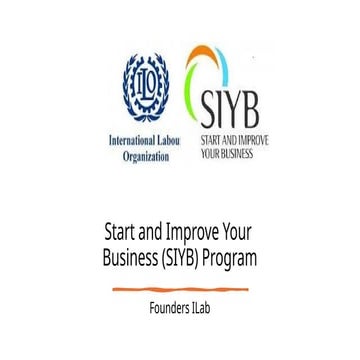 Start and Improve your business training preparation guideline | PPTX