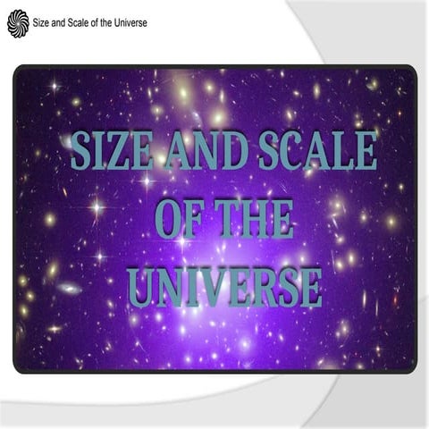 Size and Scale of the Universe | PDF