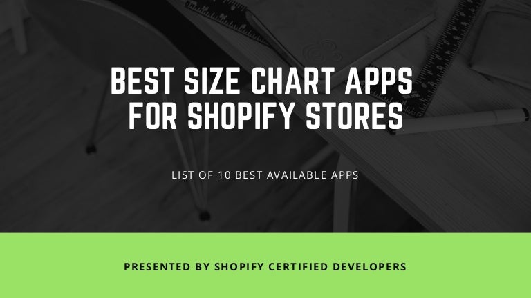 Shopify Size Chart