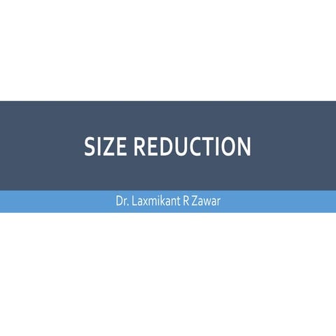Size reduction as per PCI Syallbus