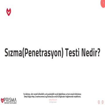 Sızma (Penetrasyon) Testi Nedir?