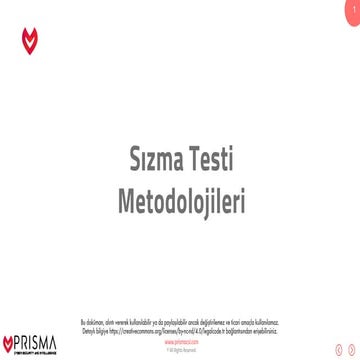 Sızma Testi Metodolojileri