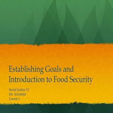 Food Security - Social Justice (1)