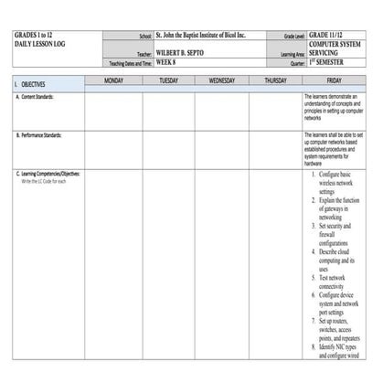 TLE ICT 10 CSS MELC (UNOFFICIAL) | PDF