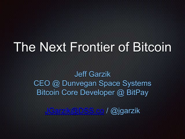 The Next Frontier of Bitcoin