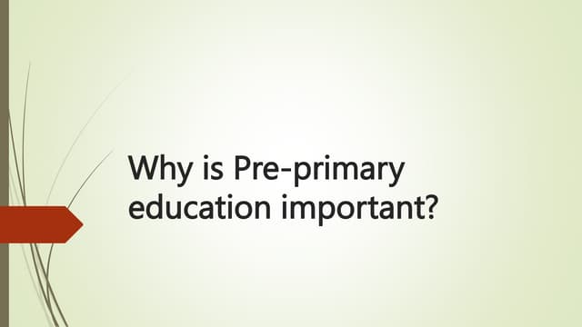 Basic Facilities in Primary School
