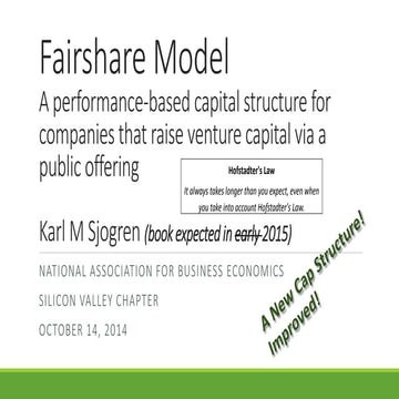 Fairshare Model presentation