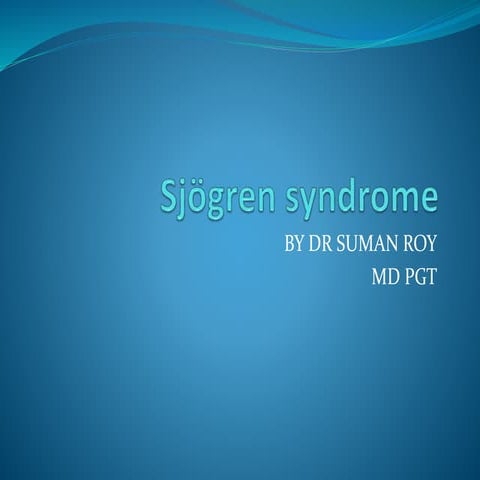 Sjogren syndrome