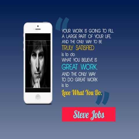 Steve Jobs famous quote