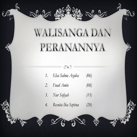 wali sanga dan peranannya