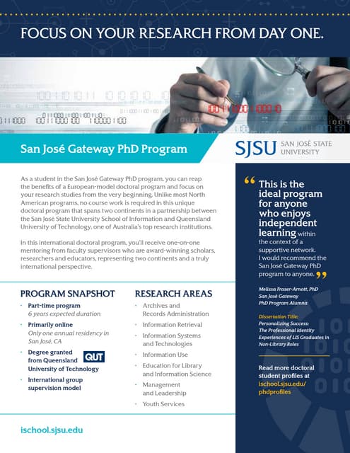 San Jose Gateway PhD 