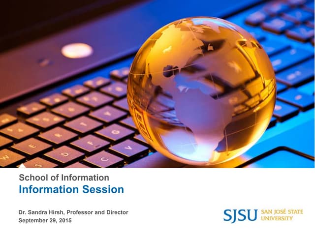 SJSU iSchool Information Session