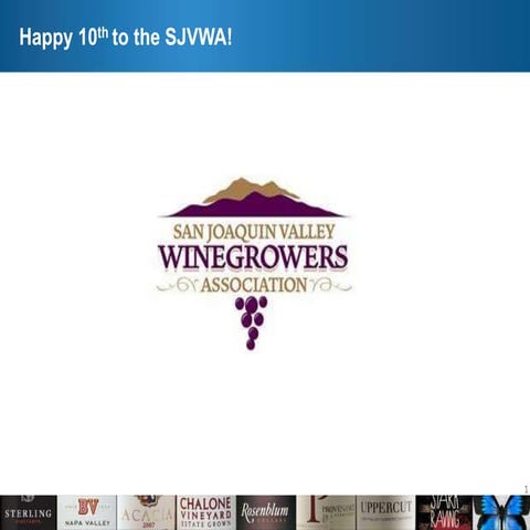 SJVWA Diageo Meeting