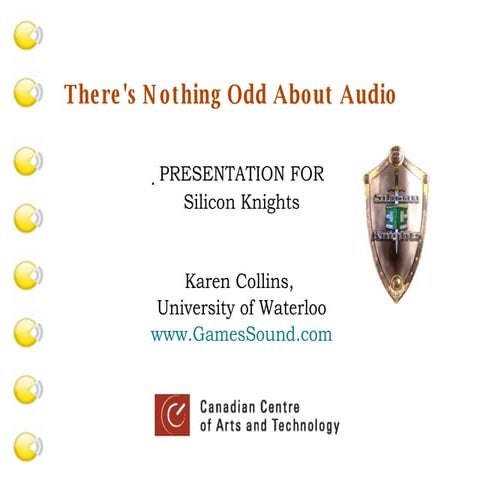 Nothing Odd about Audio