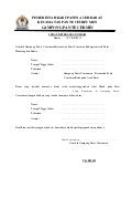 Surat keterangan menikah