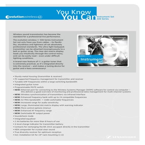 Sennheiser SK-500-G3