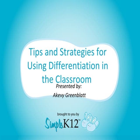 Differentiated Instruction 