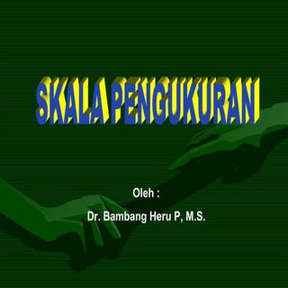 Skala pengukuran