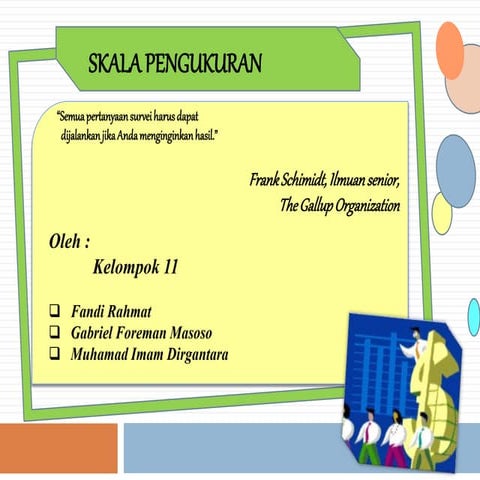 Skala pengukuran dalam Metode Penelitian