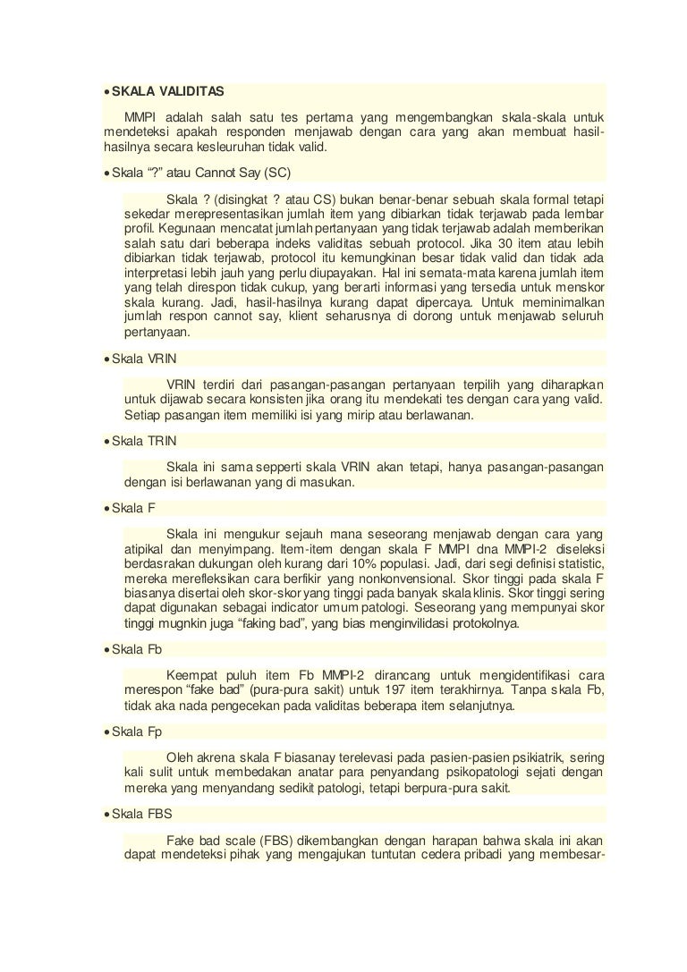 Skala L Mmpi Pdf