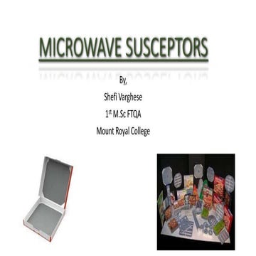 MICROWAVE SUSCEPTORS