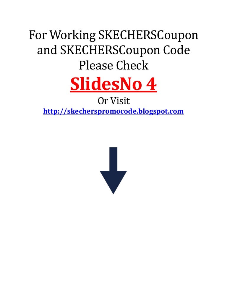 sketchers promo codes