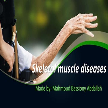 Skeletal muscles diseases | PPT