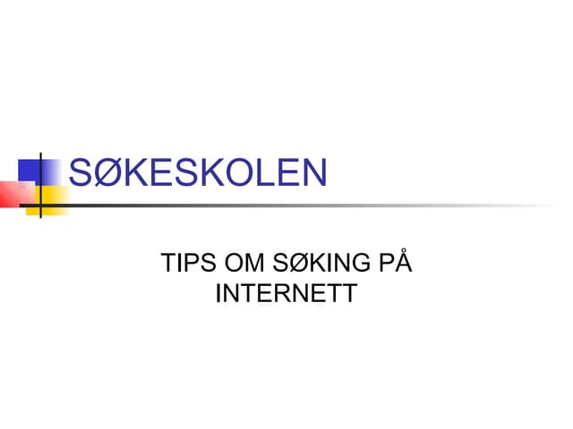 Søkeskolen