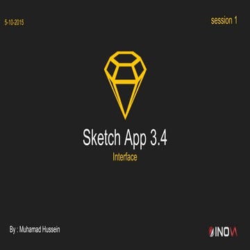 Sketch app interface