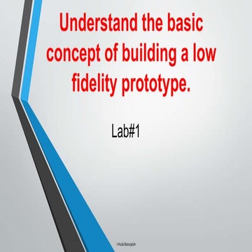 Design Thinking - Types of prototypes | PPTX