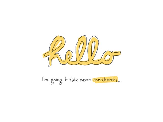 Visual Note Taking / Sketchnotes