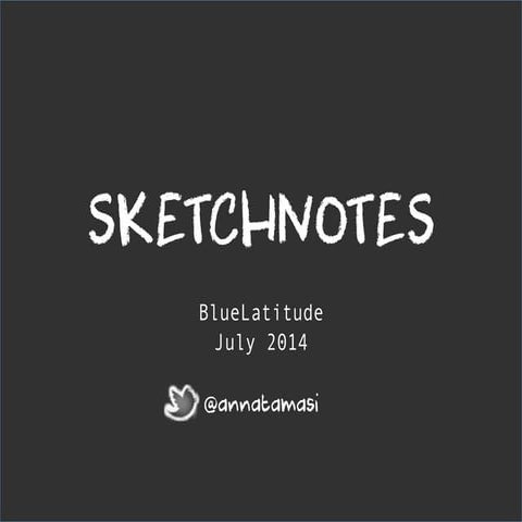 Sketchnotes by Anna Tamasi