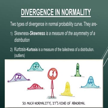 skewness of normal distribution curve.....