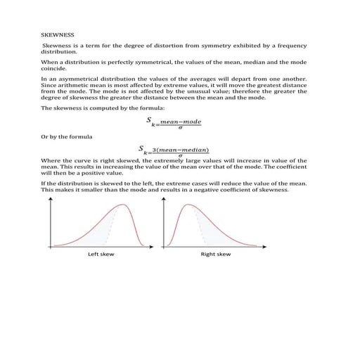 Skewness