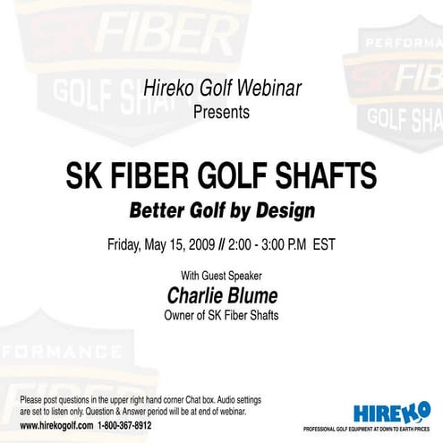 Golf Club Sk Fiber Shaft Preview